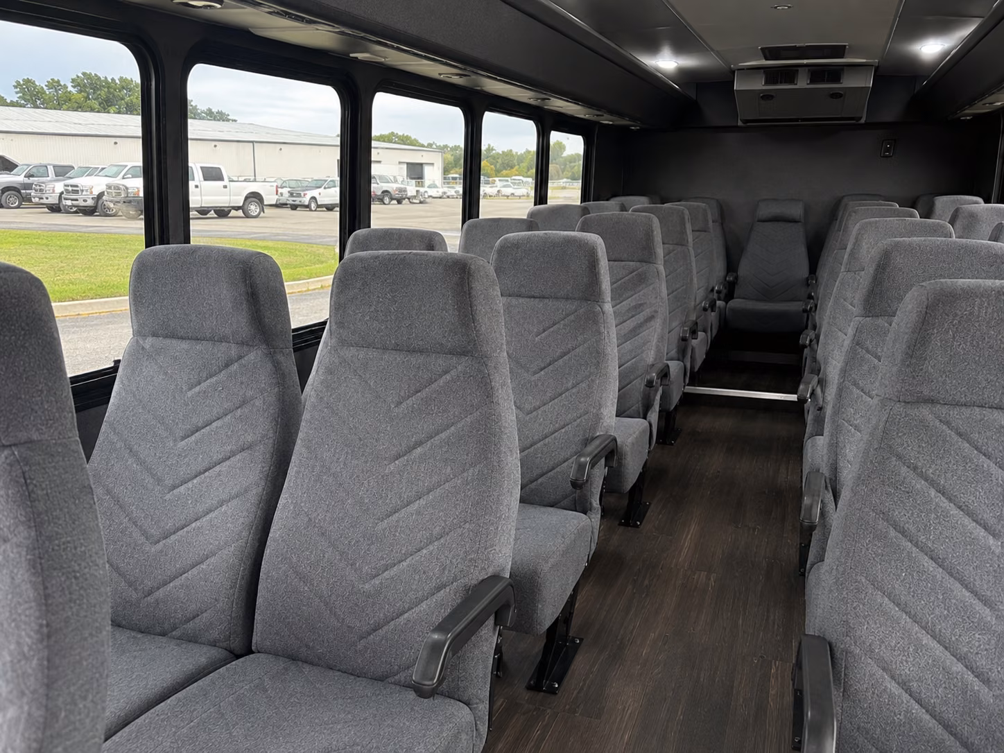 18 passenger minibus interior
