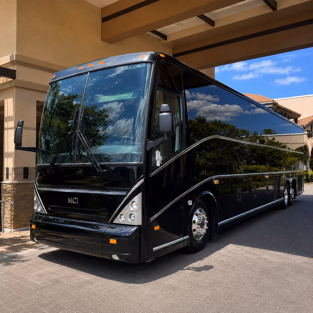 grand prairie bus rental service area